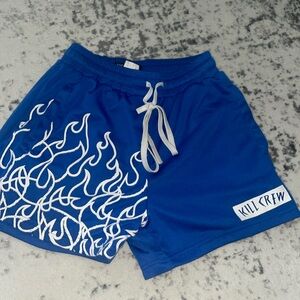 Blue kill crew shorts